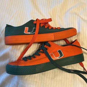 U Miami Hurricanes Womens Sneakers